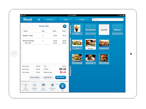 screenshot of Revel Systems